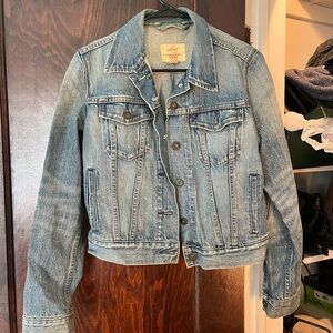 Levi cropped denim jacket